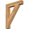 Ekena Millwork Traditional Block Rough Sawn Bracket, Western Red Cedar, 6"W x 36"D x 44"H BKT06X36X44TRA05RWR - alternate 1
